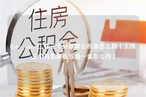 公主岭工作三个月辞职公积金怎么取（工作三个月后辞职五险一金怎么办）